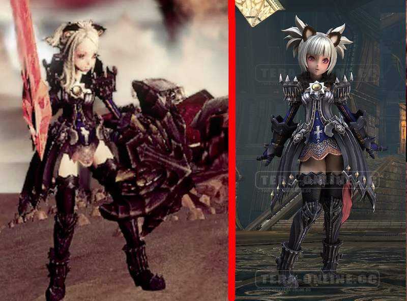 Left: Solbrain. Right: TERA. Source: tera-online.cc